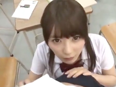 63955 - 教室内で恥じらいもなく痴女ってくる激カワJKを中出しハメ！