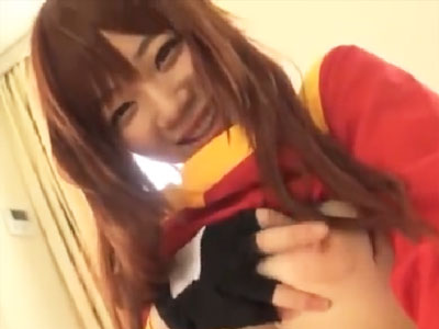 72309 - コスプレ姿の巨乳娘がゴム無し生チンポでガチハメされて着床アクメ